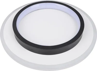 Image de Plafonnier LED moderne avec télécommande pour le salon, le couloir et l'entrée Noir