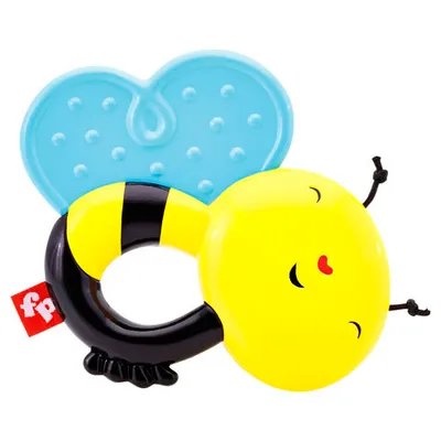 Produktbild von Fisher-Price DFR15 Honey BEE Teether Beißring, 3 - 6 Monate, BPA-frei