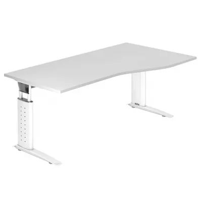 Produktbild von UNDA 18 W - 180 x 100 höhenverstellbar Weiß/Weiß