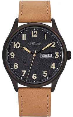 Image de s.Oliver Montre Homme Cuir 2033481