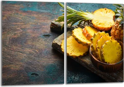 Obrázok produktu pre Sada krycích dosiek na sporák 2x40x52 cm kryt sklokeramickej varnej dosky sklenený splashback, ananásové drevo