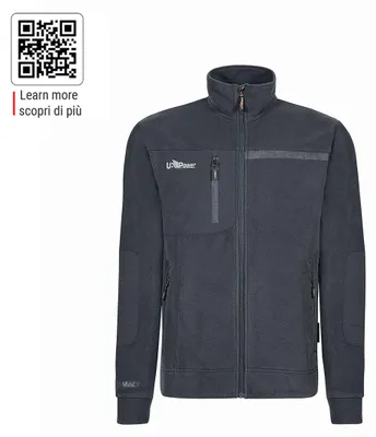 Image de U-power Venus Pull zippé Gris M Gris M