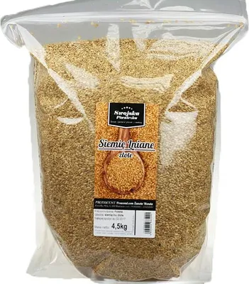 SIEMIĘ LNIANE LEN ZŁOTY ZŁOCISTY 4,5kg Swojska Piwniczka
