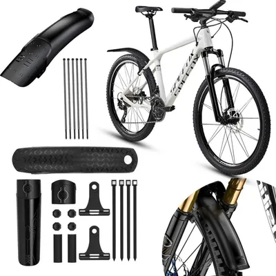Produktbild von Fahrrad Schutzblech Set 2 Stück Mountainbike Rennrad Schnellmontage Bohrfrei 50-70mm Reifenbreite