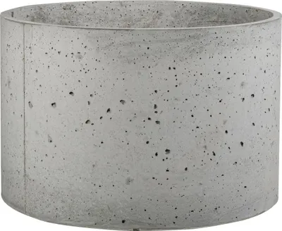 Zdjęcie produktu dla Donica Betonowa Zewnętrzna Na Dwór Z Otworami Zadora RING EM 75/50 szary naturalny