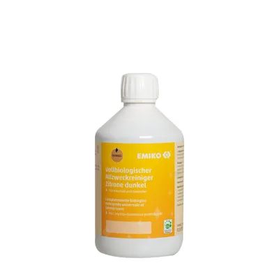 Produktbild von Emiko Allzweckreiniger Zitrone 500ml Dunkler Bio-Allzweckreiniger mit EM-Mikroorganismen