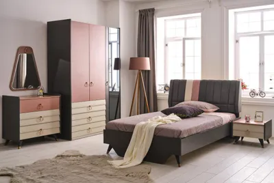 Immagine prodotto di Cameretta letto comodino armadio cassettiera specchio nuovo