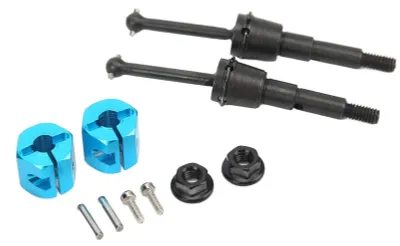 CVD Antriebswelle für SW01 TASW001 57409, Stahl, Blau, 2 Stück