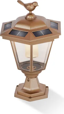 Produktbild von esotec Solar Sockelleuchte Tivoli, Solarleuchte, Gartenleuchte, 20x28cm, 102063