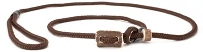 Produktbild von Mystique® Field trial Moxonleine Retrieverleine 6mm 130cm braun