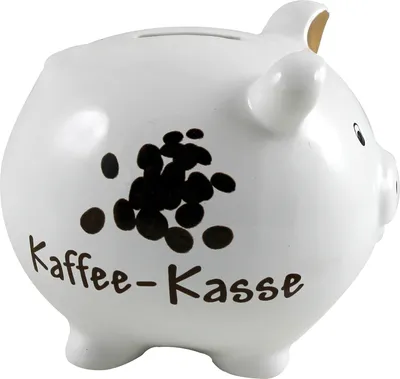 Produktbild von SPARSCHWEIN „Kaffee-Kasse“ 466090 13cm Kaffeekasse
