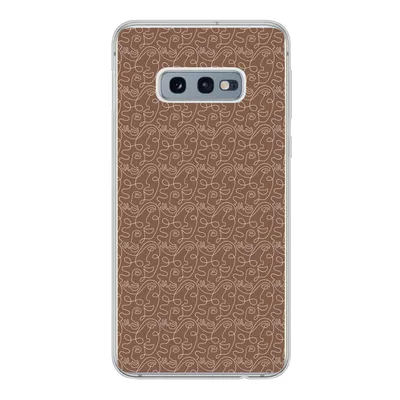 Produktbild von MuchoWow® Handyhülle Schutzhülle Hülle für Samsung Galaxy S10e Gesicht - Muster - Abstrakt Silikon Softcase Handy Hülle - Handy