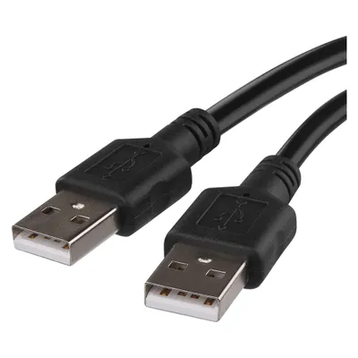 Produktbild von EMOS USB kábel USB-A na USB-A, prepojovací kábel na výmenu dát a synchronizáciu, dĺžka 2 m, 2.0 USB, vysoká rýchlosť 480 Mbit/s, čierny, S70200