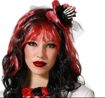 Immagine prodotto di Cerchietto di Halloween rosso intenso