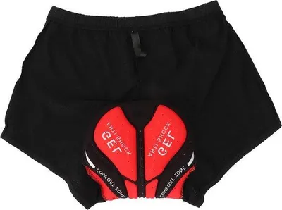 Produktbild von Famanu Fahrradshorts mit 3D Silikonpolsterung für Herren und Damen - Schwarz