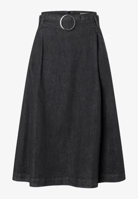 Produktbild von More & More Grey Denim Midi Skirt, dark grey denim 0968 0968 44