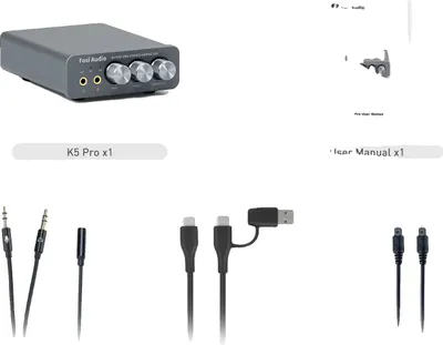 Obrázek produktu pro Herní převodník USB, podpora 24Bit/192kHz, 3,5mm a RCA výstupy, K5 PRO