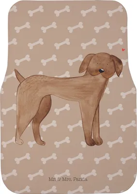 Produktbild von Mr. & Mrs. Panda Automatte Hund Dogge - Hundeglück - Geschenk, Auto-Fußmatte, Hunde, Autoteppich, Sprüche, Fußmatte Fürs Auto, Teppich, Süß, Deutsche
