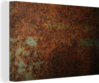 Zdjęcie produktu dla OneMillionCanvasses® - Obraz na płótnie - 140x90 cm, metal - rdza - retro, dekoracja ścienna - zdjęcie na płótnie - obraz na drewnianej ramie