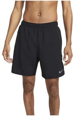 Produktbild von Nike Challenger Dri-FIT Herren 2-in-1-Laufshorts - Schwarz/Weiß Schwarz/Weiß L
