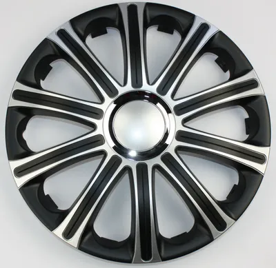 Produktbild von SET Radkappen Radzierblenden 4er Satz 14 MODENA BLACK-SILVER