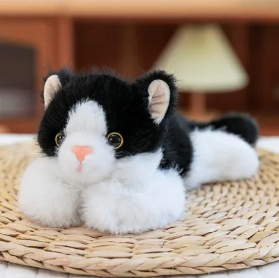 Imagen del producto de Peluche de gato , 15 cm, suave, ideal para decoración