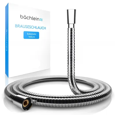 Produktbild von Bächlein Duschschlauch Edelstahl 1,6 m