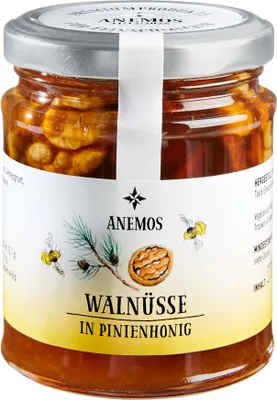 Produktbild von Anemos Walnüsse in Pinienhonig