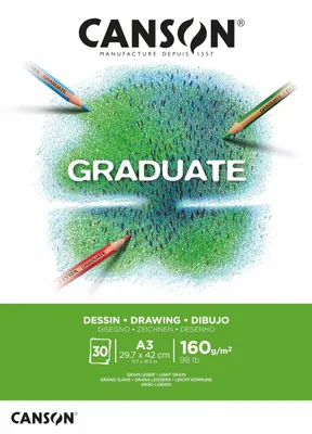 Productafbeelding van CANSONC400110366 CANSON Studiebord GRADUATE, voor tekenen, formaat DIN A3