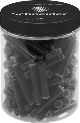 Produktbild von Tintenpatrone Standard schwarz Runddose VE=6x100 Stück