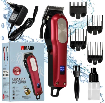 Produktbild von Akku Barttrimmer Haartrimmer elektrische Haarschneidemaschine Wmark LCD