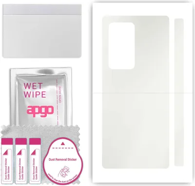 Produktbild von apgo Rückseite Schutzfolie, Matt, kompatibel mit Huawei Mate X2 4G, Hinten Hydrogel-Displayschutzfolie mit Positionierhilfe, kratzfest, einfache Montage