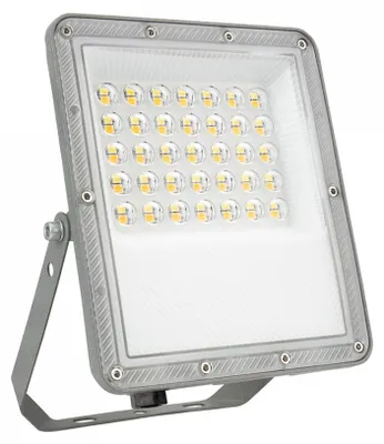 Produktbild von Spectrum LED Fluter Noctis Max CCT Grau IP65 30W 3000lm 3000K/4000K/6000K 85°