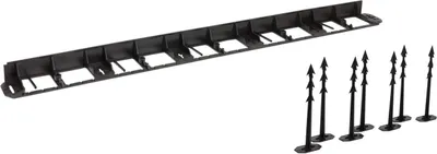 Produktbild von Schwarze Rasenkante mit Anker BORDER 1057 8 metrów + 28 Anker