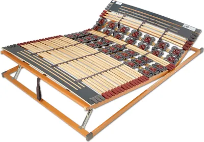 Produktbild von 7 Zonen Teller-Leisten Lattenrost Rhodos Komfort KF verstellbar 140 x 190 cm