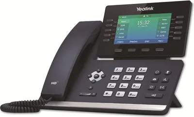 Obrázok produktu pre Yealink SIP-T54W - telefón VoIP - s rozhraním Bluetooth s identifikáciou volajúceho - IEEE 802.11a/b/g/n/ac (Wi-Fi) - funkcia trojcestného volania - SIP, SIP v2, SRTP