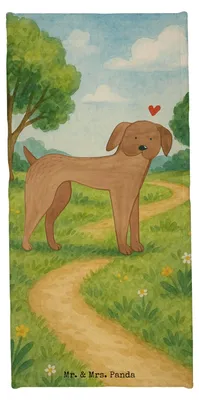 Produktbild von Mr. & Mrs. Panda Strandtuch Hund Dogge Design - Grau Pastell - Geschenk, Badhandtuch, sporthandtuch, Herz, Badehandtuch, Handtuch, Sprüche, Duschhandtuch, Deutsche, Süß