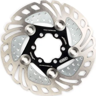 Produktbild von ELVEDES CRX Bremsscheibe für Fahrräder, 140 mm Durchmesser, 6-Loch-Aufnahme, 38 mm Stichmaß