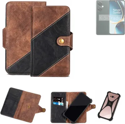 Produktbild von K-S-Trade Handyhülle Schutzhülle Bookstyle Case kompatibel mit OnePlus Nord CE 3 Lite 5G Klapphülle Cover Hülle Schutztasche 1x