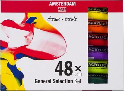 Immagine prodotto di Set di colori acrilici per principianti 48x20 ml