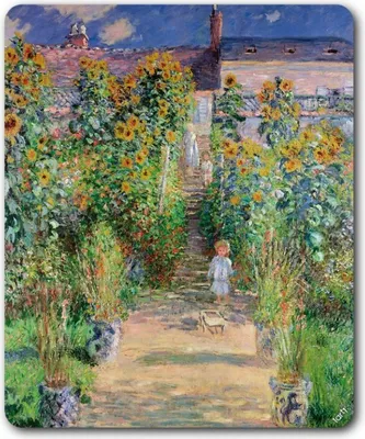 Produktbild von Claude Monet Mauspad - Der Garten Des Künstlers In Vétheuil, 1881, Detail (23 x 19 cm)