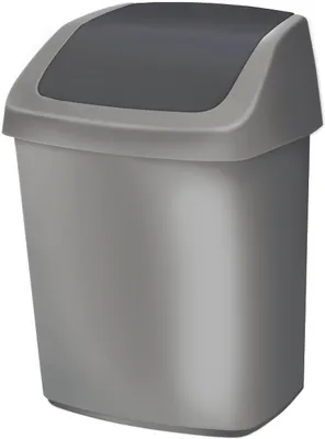 Produktbild von Curver Schwingdeckeleimer silber 10 Ltr.