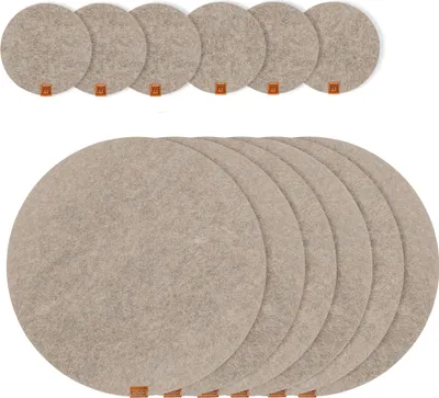 Produktbild von Tischsets Glasuntersetzer 12er-Set