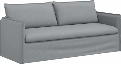Produktbild von vidaXL Sofa Hellgrau 196 x 82 x 85 cm Stoff