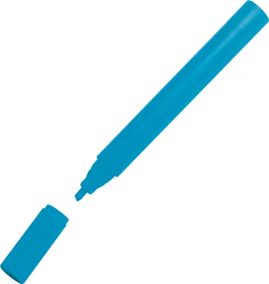 Produktbild von 5 XXL Textmarker / Größe: ø 2,2 x 22,6 cm / Farbe: hellblau
