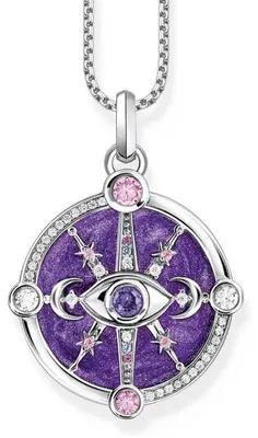 Produktbild von THOMAS SABO Anhänger Damen Cosmic Amulet Silber violett PE956‑473‑13