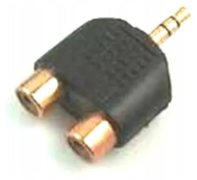 Produktbild von Vitalco AUDIO Adapterkabel 2x RCA auf 3.5mm Klinke Stereo vergoldet
