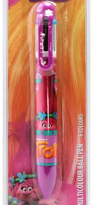 Image de Starpak Stylo Automatique 6 en 1 Trolls Coloré