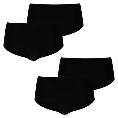 Produktbild von 4er Pack PUMA Damen Slips Invisible Ultra Soft Baumwolle Mini Shorts