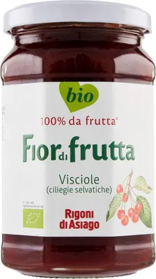 Produktbild von 6x Rigoni Di Asiago  Fiordifrutta alle Visciole mit Kirschen, 250g + italian Gourmet Polpa 400g